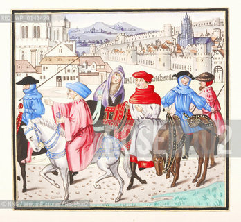 Geoffrey Chaucer (1345-1400).English poet..Copyright©NNG/Writer Pictures/Rosebud2