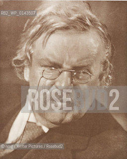 GK Chesterton..copyright©nmg/Writer Pictures/Rosebud2