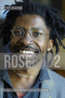 Brian Chikwava,Writer and Novelist of Harare at the Oxford Literary Festival at Christchurch College Oxford...copyright©Geraint Lewis/Writer Pictures/Rosebud2