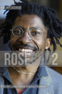 Brian Chikwava,Writer and Novelist of Harare at the Oxford Literary Festival at Christchurch College Oxford...copyright©Geraint Lewis/Writer Pictures/Rosebud2