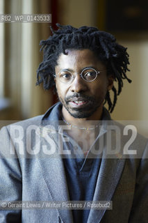 Brian Chikwava,Writer and Novelist of Harare at the Oxford Literary Festival at Christchurch College Oxford...copyright©Geraint Lewis/Writer Pictures/Rosebud2