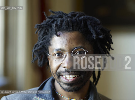 Brian Chikwava,Writer and Novelist of Harare at the Oxford Literary Festival at Christchurch College Oxford...copyright©Geraint Lewis/Writer Pictures/Rosebud2