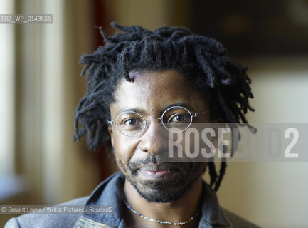 Brian Chikwava,Writer and Novelist of Harare at the Oxford Literary Festival at Christchurch College Oxford...copyright©Geraint Lewis/Writer Pictures/Rosebud2