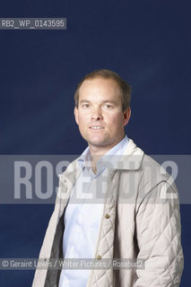 Oliver Chittenden, British author, at the 2010 Edinburgh International Book Festival, August 26, 2010. .Copyright©Geraint Lewis/Writer Pictures/Rosebud2