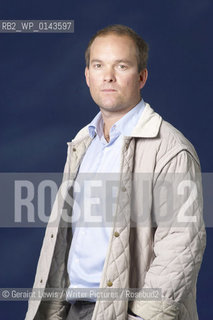 Oliver Chittenden, British author, at the 2010 Edinburgh International Book Festival, August 26, 2010. .Copyright©Geraint Lewis/Writer Pictures/Rosebud2