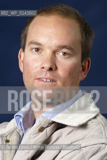 Oliver Chittenden, British author, at the 2010 Edinburgh International Book Festival, August 26, 2010. .Copyright©Geraint Lewis/Writer Pictures/Rosebud2