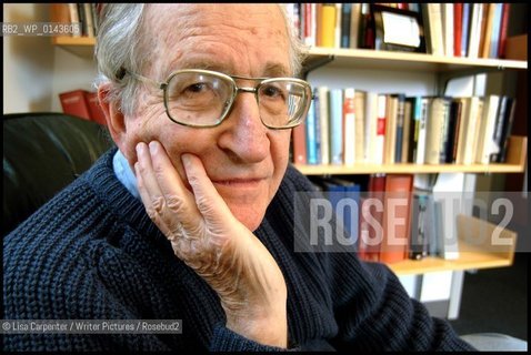 Noam Chomsky..copyright©Lisa Carpenter/Writer Pictures/Rosebud2