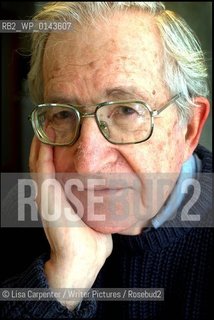 Noam Chomsky..copyright©Lisa Carpenter/Writer Pictures/Rosebud2