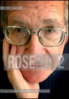 Noam Chomsky..copyright©Lisa Carpenter/Writer Pictures/Rosebud2