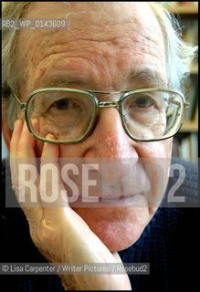 Noam Chomsky..copyright©Lisa Carpenter/Writer Pictures/Rosebud2
