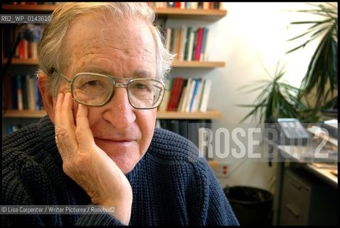Noam Chomsky..copyright©Lisa Carpenter/Writer Pictures/Rosebud2