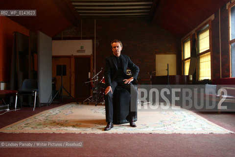 Tony Christie, English musician, at the Yellow Arch Recording Studio in Sheffield city centre on 14 October 2008 after recording his new album Made In Sheffield, dedicated to the northern city for its musical roots. The Yellow Arch Recording Studio is where many other famous Sheffield-borne groups have recorded. ..Copyright©Lindsey Parnaby/Writer Pictures/Rosebud2