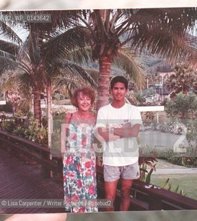 Mariellen OBrien and Karen Chiao in Washington DC..Wives of ex-CIA spies and co-authors of book about their lives..Mariellen and son, Chris revisit Thailand in 1992..Pictured in Phuket..copyright©Lisa Carpenter/Writer Pictures/Rosebud2