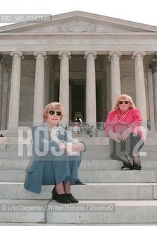 Mariellen OBrien and Karen Chiao in Washington DC..Wives of ex-CIA spies and co-authors of book about their lives...copyright©Lisa Carpenter/Writer Pictures/Rosebud2