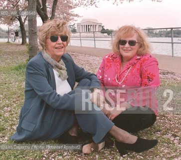 Mariellen OBrien and Karen Chiao in Washington DC..Wives of ex-CIA spies and co-authors of book about their lives...copyright©Lisa Carpenter/Writer Pictures/Rosebud2