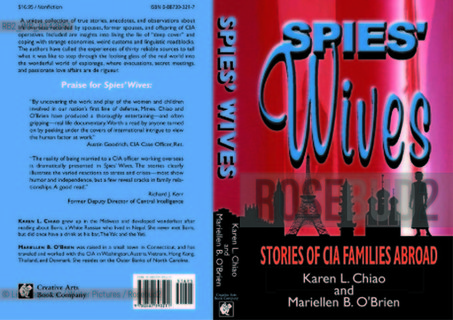 Mariellen OBrien and Karen Chiao in Washington DC..Wives of ex-CIA spies and co-authors of book about their lives..Spies Wives Book Jacket..copyright©Lisa Carpenter/Writer Pictures/Rosebud2