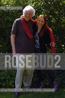 Edinburghs Poet Laureate Ron Butlin pictured with his wife Regi Claire and thier dog Leila at hoe in Edinburgh. .copyright©Dan Phillips/TSPL/Writer Pictures/Rosebud2