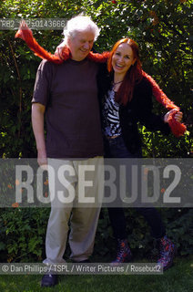 Edinburghs Poet Laureate Ron Butlin pictured with his wife Regi Claire and thier dog Leila at hoe in Edinburgh. .copyright©Dan Phillips/TSPL/Writer Pictures/Rosebud2