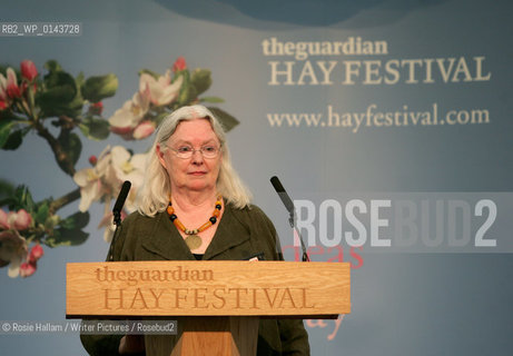 Gillian Clarke, the National Poet of Wales, launches her new collection of poetry at the Hay Literary Festival. ..©Rosie Hallam/Writer Pictures/Rosebud2
