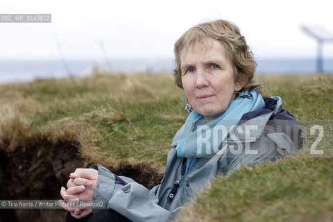 Crime author Ann Cleeves, whose crime series is based in Shetland..copyright©Tina Norris/Writer Pictures/Rosebud2