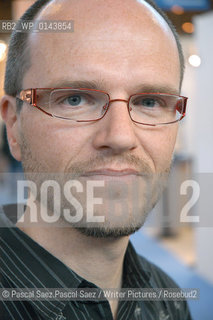 French writer Olivier Clerc at the Salon du Livre (Book Fair) in Paris, March 2006..Copyright©Pascal Saez.Pascal Saez/Writer Pictures/Rosebud2