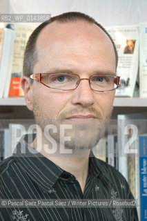 French writer Olivier Clerc at the Salon du Livre (Book Fair) in Paris, March 2006..Copyright©Pascal Saez.Pascal Saez/Writer Pictures/Rosebud2
