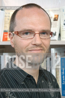 French writer Olivier Clerc at the Salon du Livre (Book Fair) in Paris, March 2006..Copyright©Pascal Saez.Pascal Saez/Writer Pictures/Rosebud2