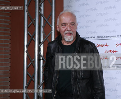 Paolo Coelho at photocall for The Experimental Witch Rome Film Festival, Rome, Italy. ..copyright©Steve Bisgrove/Writer Pictures/Rosebud2