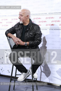 Paolo Coelho at photocall for The Experimental Witch Rome Film Festival, Rome, Italy. ..copyright©Steve Bisgrove/Writer Pictures/Rosebud2