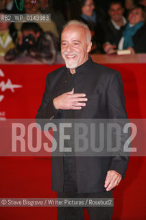 Paolo Coelho at photocall for The Experimental Witch Rome Film Festival, Rome, Italy. ..copyright©Steve Bisgrove/Writer Pictures/Rosebud2