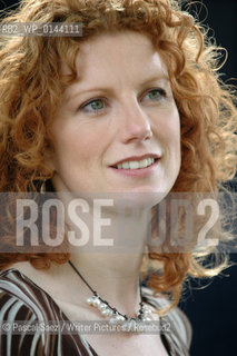 Writer Vanessa Collingridge at the Edinburgh International Book Festival...Copyright©Pascal Saez/Writer Pictures/Rosebud2