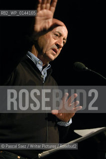 American poet Billy Collins, who is a former US Poet Laureate, at the Edinburgh International Book Festival...Copyright©Pascal Saez/Writer Pictures/Rosebud2
