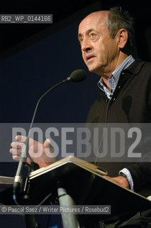 American poet Billy Collins, who is a former US Poet Laureate, at the Edinburgh International Book Festival...Copyright©Pascal Saez/Writer Pictures/Rosebud2