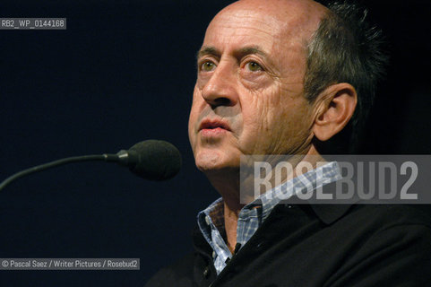 American poet Billy Collins, who is a former US Poet Laureate, at the Edinburgh International Book Festival...Copyright©Pascal Saez/Writer Pictures/Rosebud2