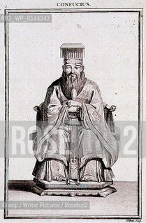 Confucius(551-479bc).Chinese philosopher..Copyright©wcp/Writer Pictures/Rosebud2