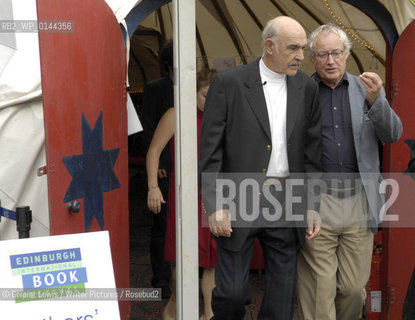 25 August 2008 - Edinburgh, UK - Scottish actor Sean Connery at the Edinburgh International Book Festival with co author Murray Grigor ..Copyright©Geraint Lewis/Writer Pictures/Rosebud2