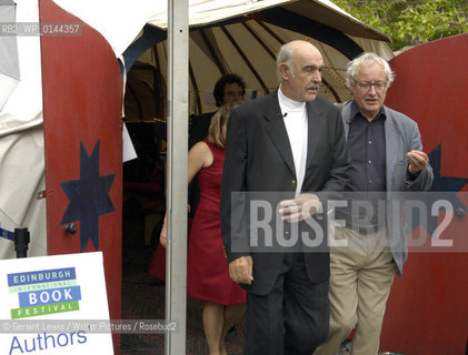 25 August 2008 - Edinburgh, UK - Scottish actor Sean Connery at the Edinburgh International Book Festival with co author Murray Grigor ..Copyright©Geraint Lewis/Writer Pictures/Rosebud2