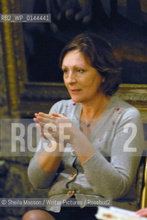 Mary Contini, Italian-Scottish cook, food writer, and co-owner of Valvona and Crolla in Edinburgh, at the 2nd annual Lennoxlove Book Festival at Lennoxlove House, Haddington, Scotland, November 20, 2010...Copyright©Sheila Masson/Writer Pictures/Rosebud2