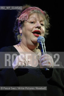 Edinburgh, Usher Hall, 1 April 2007 - Comedian and writer Jo Brand performs during the Copper Bottom Sunshine charity comedy show in aid of Bowel Cancer UK...Copyright©Pascal Saez/Writer Pictures/Rosebud2