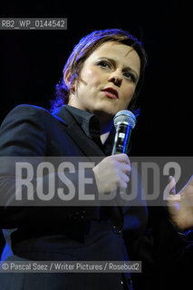 Edinburgh, Usher Hall, 1 April 2007 -Scottish comedian and writer Rhona Cameron performs during the Copper Bottom Sunshine charity comedy show in aid of Bowel Cancer UK...Copyright©Pascal Saez/Writer Pictures/Rosebud2