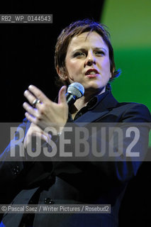 Edinburgh, Usher Hall, 1 April 2007 -Scottish comedian and writer Rhona Cameron performs during the Copper Bottom Sunshine charity comedy show in aid of Bowel Cancer UK...Copyright©Pascal Saez/Writer Pictures/Rosebud2