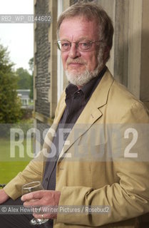 Events at the Borders Book Festival 2007, held in Melrose in the Scottish Borders...Bernard Cornwell outside Harmony House..Copyright©Alex Hewitt/Writer Pictures/Rosebud2