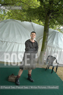 British film critic and writer Mark Cousins, author of The Story of Film  at the Edinburgh International Book Festival 2005...Copyright©Pascal Saez.Pascal Saez/Writer Pictures/Rosebud2