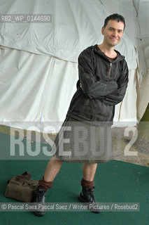 British film critic and writer Mark Cousins, author of The Story of Film  at the Edinburgh International Book Festival 2005...Copyright©Pascal Saez.Pascal Saez/Writer Pictures/Rosebud2