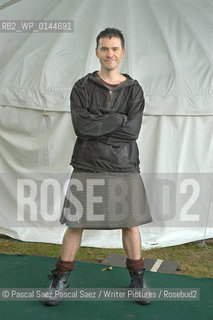 British film critic and writer Mark Cousins, author of The Story of Film  at the Edinburgh International Book Festival 2005...Copyright©Pascal Saez.Pascal Saez/Writer Pictures/Rosebud2