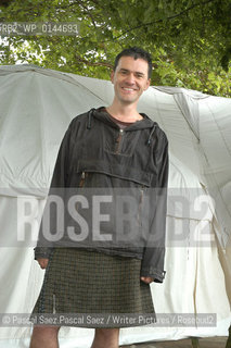 British film critic and writer Mark Cousins, author of The Story of Film  at the Edinburgh International Book Festival 2005...Copyright©Pascal Saez.Pascal Saez/Writer Pictures/Rosebud2
