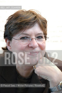 Writer Arlette Cousture at the Salon du Livre (Book Fair) in Paris, March 2006....Copyright©Pascal Saez/Writer Pictures/Rosebud2