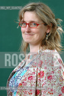British childrens writer and illustrator Cressida Cowell, author of Hiccup Horrendous Haddock III, at the Edinburgh International Book Festival 2007. ..Copyright©Pascal Saez/Writer Pictures/Rosebud2