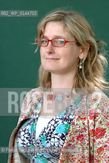 British childrens writer and illustrator Cressida Cowell, author of Hiccup Horrendous Haddock III, at the Edinburgh International Book Festival 2007. ..Copyright©Pascal Saez/Writer Pictures/Rosebud2