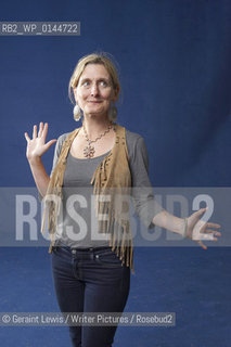 Cressida Cowell, English childrens author, at the 2010 Edinburgh International Book Festival, August 28, 2010. .Copyright©Geraint Lewis/Writer Pictures/Rosebud2